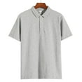thumbnail image 5 of Men's Heavyweight 250g Pure Cotton Polo Neck Short Sleeve POLO Shirt, 5 of 10