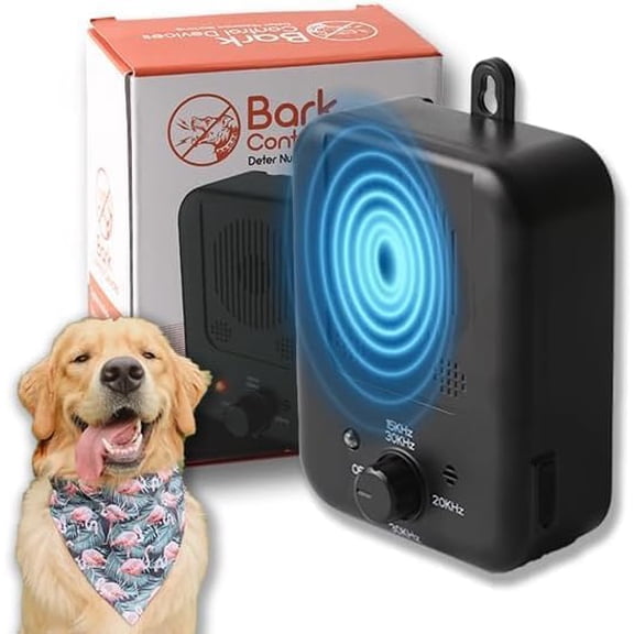AdoPet Ultrasonic Dog Bark Deterrent – Rechargeable Waterproof Anti-Barking Device for Indoor and Outdoor Use