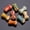 Random Mixed, variant on U8MO 10pcs 18x10mm Bone Shape Fancy Glaze Handmade Ceramic Porcelain Loose Beads-Green