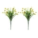 thumbnail image 5 of Matsuzay 2 uds flores artificiales falsas plantas de tallo largo ramo de flores de imitación interior para sala de estar boda granja amarillo Amarillo 2Conjunto, 5 of 6