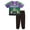 Green / purple / black, grave digger, variant on Monster Jam Grave Digger Mesh T-Shirt and French Terry Jogger Pants Outfit Set Toddler to Big Kid