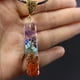 thumbnail image 5 of Jumpingount Columna cuadrada de estilo étnico, colgantes de cuerda de nailon de piedra Natural, collares de cristal coloridos, joyería, regalo de Ropa, zapatos y accesorios Miscelánea, 5 of 6
