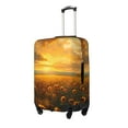 thumbnail image 2 of Daiia Sunflower Sunset Rainfall Luggage Cover, Thickened Washable Travel Luggage Covers, Elastic Unique Baggage Covers for 18-20 inch Luggage-Large, 2 of 9