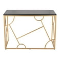 thumbnail image 6 of LumiSource Gold Metal, Black MDF Constellation Desk, 6 of 8
