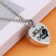 thumbnail image 5 of Collar conmemorativo Retro para mascotas, colgante en forma de corazón con soporte para cenizas de perro y gato, 5 of 5