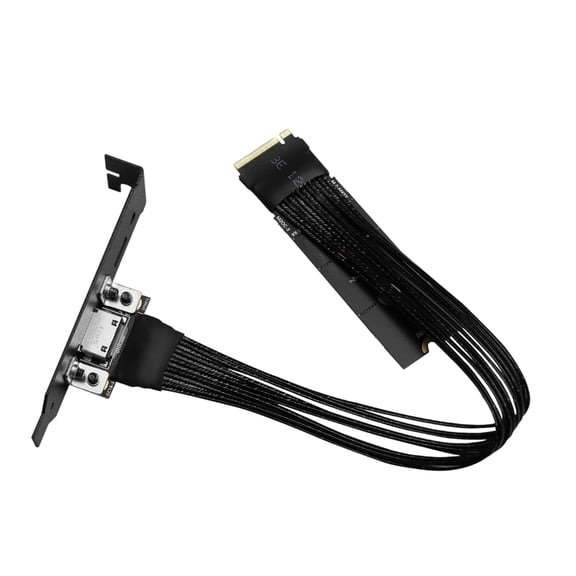 Zeiwohndc M.2 To Oculink 4I Extension Cable For M.2 Mkey To SFF8611 Adapter Cable