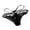 Black, variant on Women's Lace Panties Pure Desire Hollow Mesh Breathable Briefs, Red