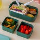 thumbnail image 1 of Fiambrera térmica Creatives de doble capa, apta para microondas, ideal para estudiantes. También sirve como fiambrera portátil para picnic, ensalada o bento., 1 of 6