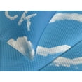 thumbnail image 4 of Ambesonne Party Quilted Bedspread Set 3 Pcs, Message Sky Clouds, Queen Size, Sky Blue White, 4 of 5