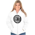 thumbnail image 4 of Wave Compass Ocean Sea Spiritual Zip Up Hoodie Men's Women's Brisco Brands M, 4 of 6