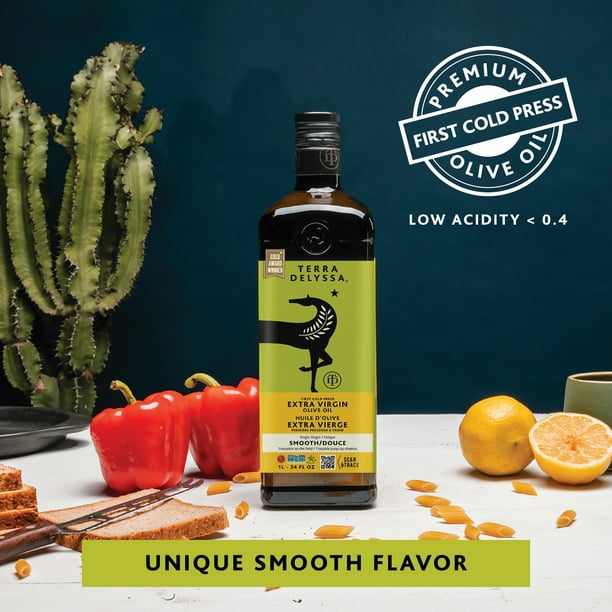 Terra Delyssa Premium Extra Virgin Olive Oil 1L - Walmart.ca