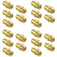 thumbnail image 1 of Conector de Cable Coaxial de 20 Piezas, Adaptador Chapado en RG6 Tipo F Hembra una Hembra Extensor de Cable Coaxial para Cables de TV, 1 of 6