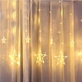 thumbnail image 1 of Apmemiss Christmas Star LED Bulb String Light Decoration Curtain Light Wedding Neon, 1 of 3
