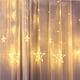 thumbnail image 1 of Guirnalda de Luces Led con Forma de Estrella de Navidad onlyliua Decoración para Cortina Luces de Neón para Bodas, 1 of 3