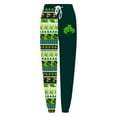 thumbnail image 3 of Hvyesh St Patricks Day Sweatpants Women Long Shamrock Green Clover Heart Sweatpant Floral Print Casual Comfy Pants,Army Green shirts for women Large, 3 of 3