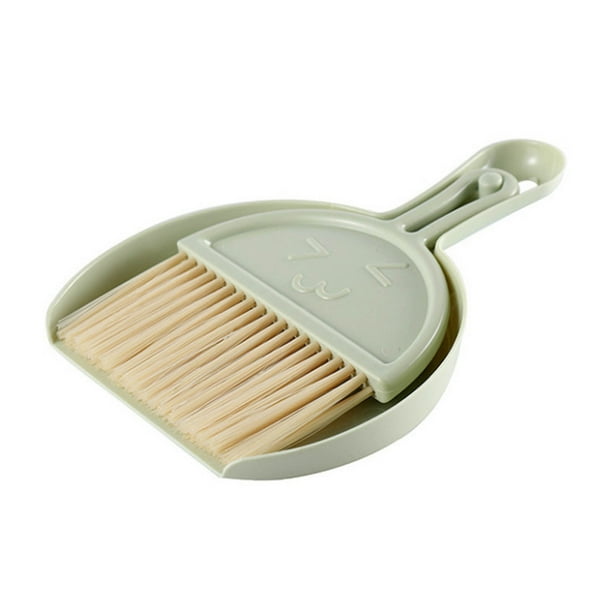 Juego pequeño de recogedor y cepillo Juego de mini recogedor y cepillo, 2 unidades, recogedor portátil y compacto con cepillo de limpieza, para el hogar, la mesa, la encimera, el sofá, las llaves...