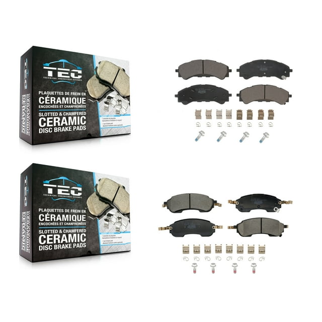 TEC Front Rear Ceramic Brake Pads Kit for Car Ford Bronco KTC-100876