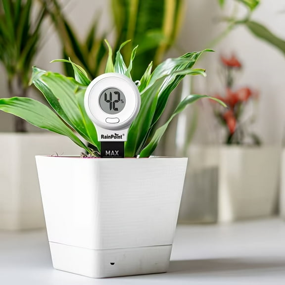 Rain Point plant soil moisture meter, soil moisture tester, digital sensor, garden moisture meter, small and convenient, easy to operate, suitable for courtyards, lawns, farms