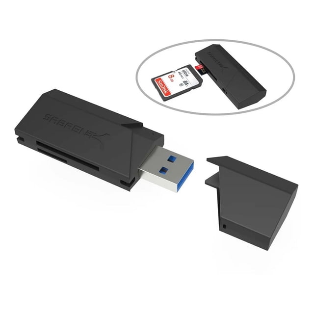 Lector de Tarjetas Sabrent CR-UMSS SE USB 3.0 SD, Micro DS