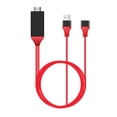 thumbnail image 1 of MasteelfCA 1M Micro USB to Cable Adapter MHL Video Adaptor Compatible with Android (Red), 1 of 7