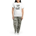 thumbnail image 4 of CafePress - I Build Robots Women's Light Pajamas - Women's Short Sleeve Print T-Shirt and Pants Light Cotton Pajama Set, 4 of 7