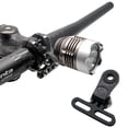 thumbnail image 4 of Aluminum Holder Adapter Digital Cameras Bike Handlebar Mount Holder Headlight Bracket Sports Camera Light Lamp Rack (Black), 4 of 8