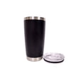 thumbnail image 1 of Vaso Termo Acero Inoxidable 20 oz 590 ml c/Tapa Travessa Negro, 1 of 2