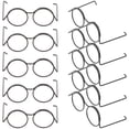 thumbnail image 4 of BRIGHTFUFU 20 piezas muñeca gafas muñeca vestir Mini gafas gafas en miniatura Mini accesorios para la casa, 4 of 7