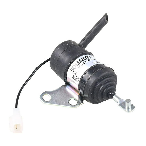 Engine Fuel Shutdown Solenoid For Kubota 16851-60014 Cut Off Valve 052600-4530 -Bomveson
