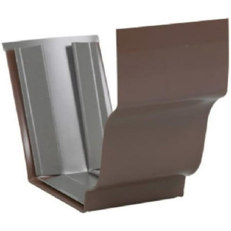 Gutter Slip Joint - 2520919 Gutter Slip Joint Connectors, Brown Aluminum - 5 in