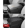 thumbnail image 7 of KBH Center Console Armrest Cover for 2024-2026 Toyota Tacoma & 2025 2026 Toyota 4Runner, PU Leather Middle Console Cover Protector Pad for Truck Accessories, 7 of 7