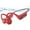 Red, variant on Wantek Bone Conduction Headphones, Swim Open Ear Wireless Bluetooth Headsets with IP68 and Bluetooth 5.3
