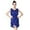 Blue, variant on Elegant Sequin Fringe Latin Dance Dress For Stage Performance Party Ballroom Tango Show