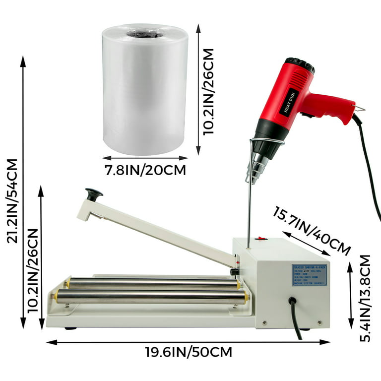 2000W Heat Shrink Gun Electric Hot Air Gun Temperatures Adjustable Plastic  POF Film Shrinking Machine - AliExpress
