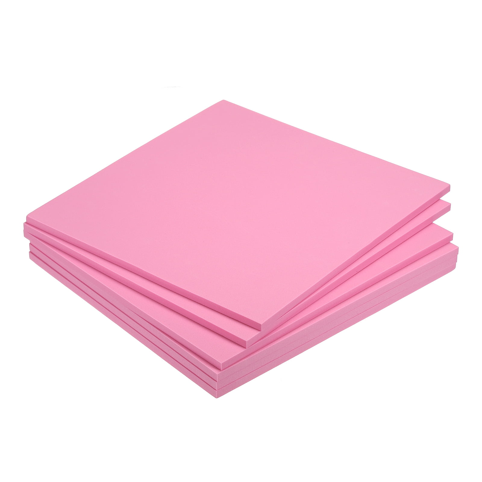 EVA Foam Sheets Pink 9.8 Inch x 9.8 Inch 7mm Thick Crafts Foam Sheets Pack of 6