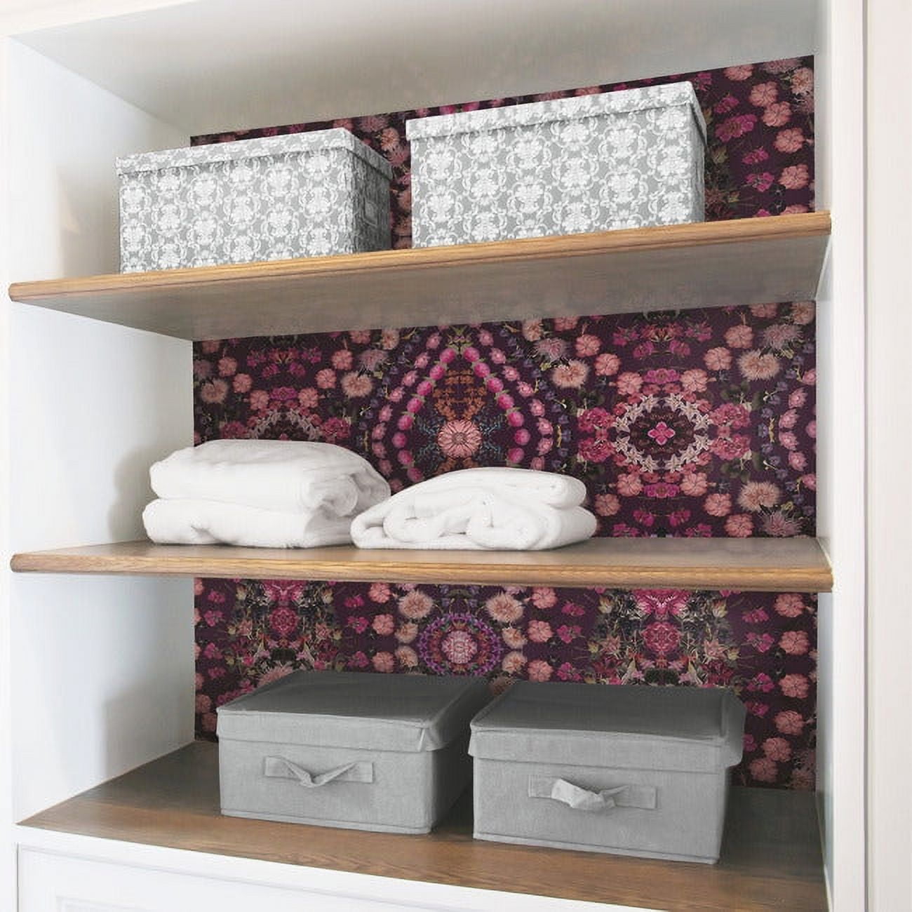 Mr. Kate Dried Flower Kaleidoscope Peel & Stick Wallpaper