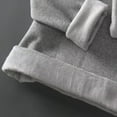 thumbnail image 4 of Big & Tall Fleece Lined Base Layers Tops Mens Long Sleeve Thermal Underwear Shirts Cold Weather Gear Snow Wear Gray, 3XL, 4 of 7