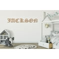 thumbnail image 4 of 6" Old English Wooden Letters - Premium MDF Wood Wall Letters, 4 of 30