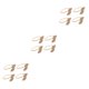 thumbnail image 4 of Ounissouiy 4Pcs Napkin Holders Dedicate Leaves-Shape Small Metal Banquet Buckles Table Hotel Home Birthdays Dinner Restaurant Decor Type1, 4 of 6