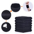 thumbnail image 4 of Paquete de 6 muñequeras deportivas absorbentes para el sudor para fútbol, baloncesto y atletismo, 4 of 4