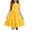 Medium Yellow, variant on Arshiner Girls Dress Casual Boho Ruffle Sleeve Yellow A Line Flowy Summer Sundress with Pockets for 7-8 Years