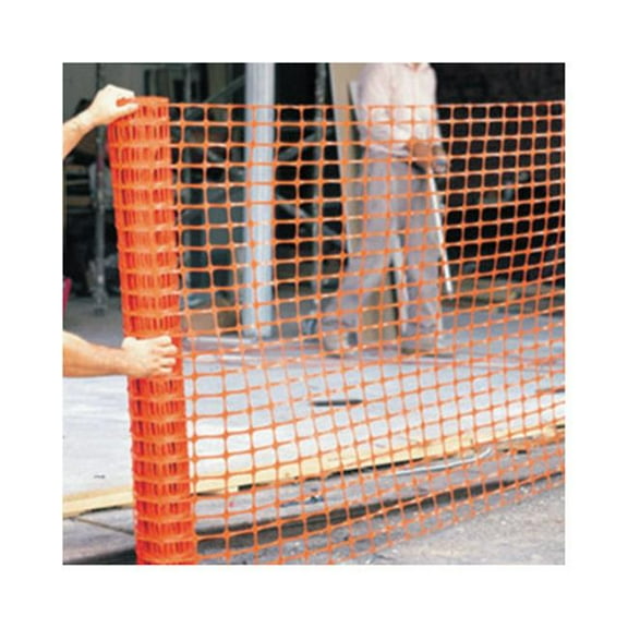 4 x 100 ft. Polyethelene Safety Fence, Orange