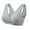 Gray, variant on LYEAA Maternity Bras for Pregnancy Wireless Nursing Bras Breastfeeding Solid Breathable Cotton Bras Comfort Women's Sleep Bras Black L