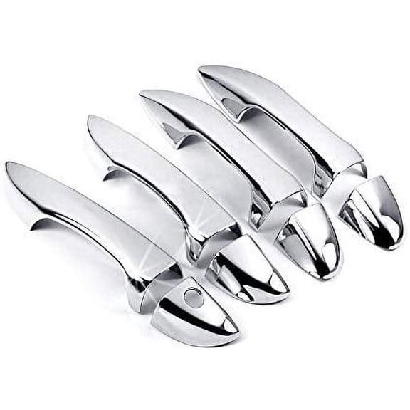 Triple Chrome Plated ABS Door Handle Cover for 2014-2018 Toyota Corolla Sedan