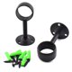 thumbnail image 4 of Sdtc Tech Soporte De Montaje En Techo Para Barra De Cortina De 1-1/4 Pulgadas, Soporte Para Barra De Brida De Acero Inoxidable, Soporte Para Extremo De Poste De Armario, Enchufe Con Tornillos A Juego,, 4 of 5