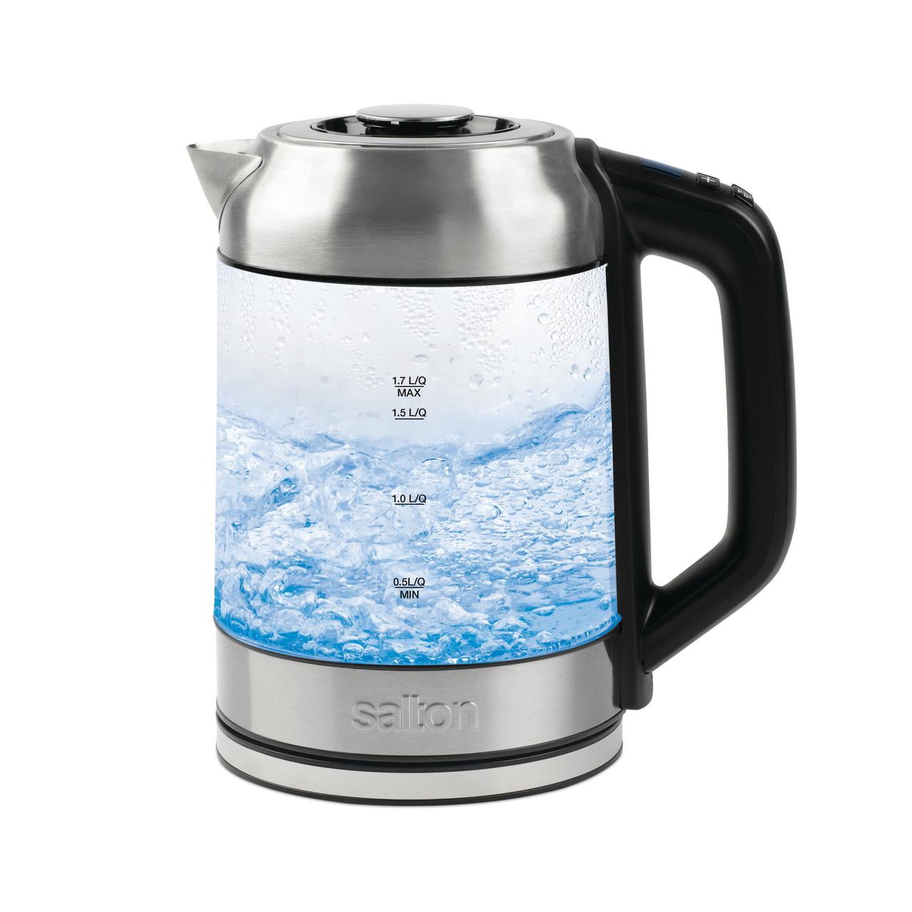 Salton Temperature Control Kettle & Tea Steeper 1.7 L/Qt