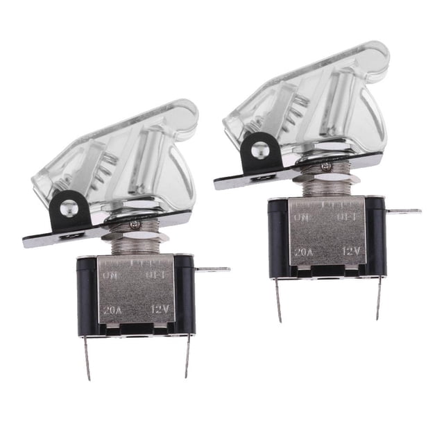 Interruptor de palanca Cola 12 V 20A Automóvil Rocker Toggle Switch LED
