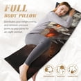 thumbnail image 5 of Picia Abstract White Dragon Body Pillow Cover - Super Soft Microfiber 20x54 Body Pillow Case - Envelope Closure, Wrinkle, Stain Resistant Body Pillow Cover,Elegant Bedding, 5 of 8