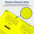 thumbnail image 5 of Avery Printable Square Labels, Neon Yellow, 2.75" x 2.75", 120ct, 5 of 11