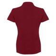 thumbnail image 2 of Henbury - Polo de manga corta de micro-fibra para mujer (Vino), 2 of 2